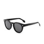 J853T17-Vintage Round Acetate Sunglasses - Sunglasses - W...