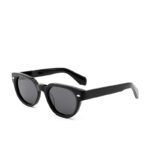 J853T20-Vintage Round Acetate Sunglasses - Sunglasses - W...