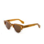 J853T20-Vintage Round Acetate Sunglasses - Sunglasses - W...