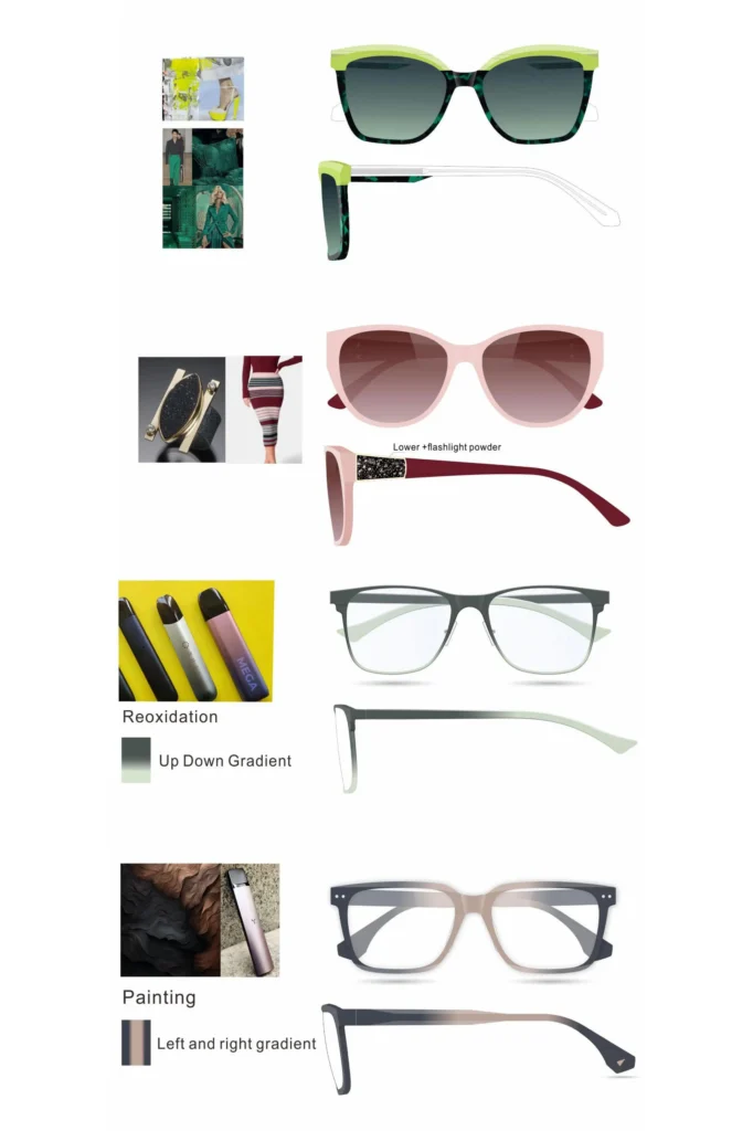 OEM/ODM custom eyewear design and technical drawing - Dongtian Glasses
