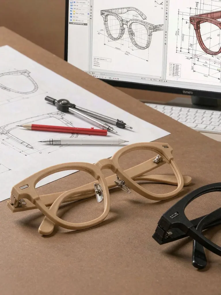 Eyewear brand development project with 3D prototypes - Dongtian OEM