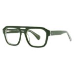 J6120-Retro Aviator Square Acetate Optical Frames - Acetate Optical Frames - Wenzhou Dongtian Glasses Manufacturing Co., Ltd.